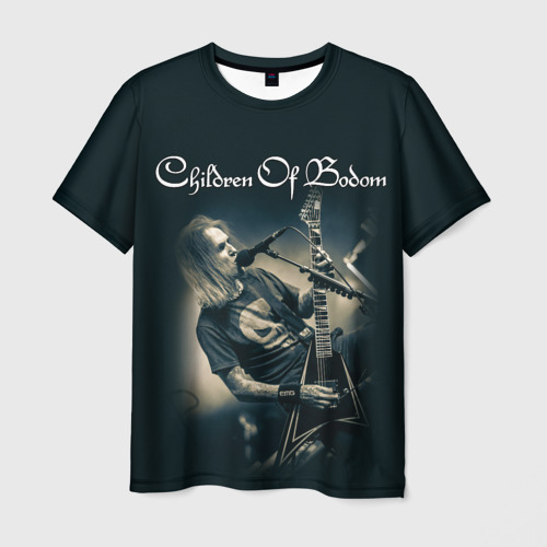 Мужская футболка с принтом Children of Bodom 4, вид спереди №1