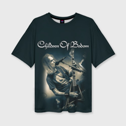 Женская футболка oversize 3D Children of Bodom 4