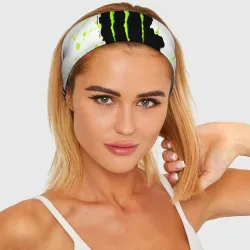Повязка на голову 3D Monster energy - фото 2