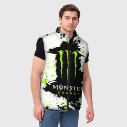 Мужской жилет утепленный 3D Monster energy - фото 2