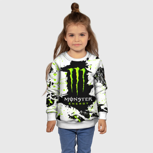 Детский свитшот 3D Monster energy, цвет 3D печать - фото 7