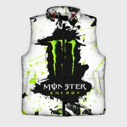 Мужской жилет утепленный 3D Monster energy