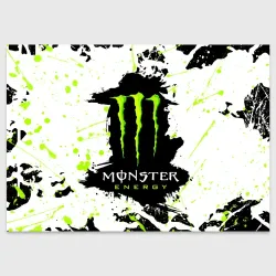 Поздравительная открытка Monster energy