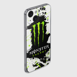 Чехол для iPhone 15 силиконовый с защитой камеры Monster energy - фото 2