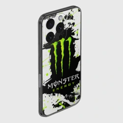 Чехол для iPhone 16 Pro силиконовый с защитой камеры Monster energy - фото 2
