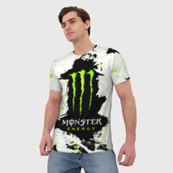 Мужская футболка 3D Monster energy - фото 2