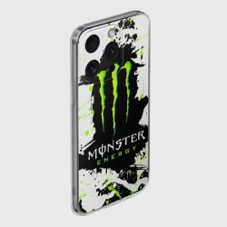 Чехол для iPhone 15 Pro Max силиконовый с защитой камеры Monster energy - фото 2