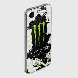 Чехол для iPhone 15 Pro силиконовый с защитой камеры Monster energy - фото 2