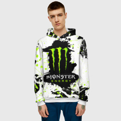 Мужская толстовка 3D Monster energy - фото 2