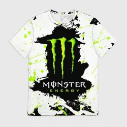 Мужская футболка 3D Monster energy