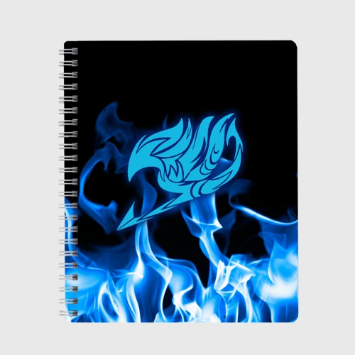 Тетрадь Helmet Fairy tail blue fire