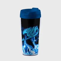 Термокружка-непроливайка Helmet Fairy tail blue fire