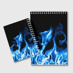 Блокнот Helmet Fairy tail blue fire - фото 2