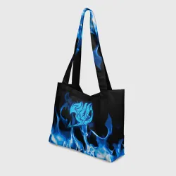 Пляжная сумка 3D Helmet Fairy tail blue fire - фото 2