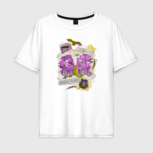 Мужская футболка хлопок Oversize Гарри Поттер Фото 01 Мужская футболка хлопок Oversize Гарри Поттер Фото 01