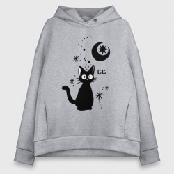 Женское худи Oversize хлопок Jiji Cat