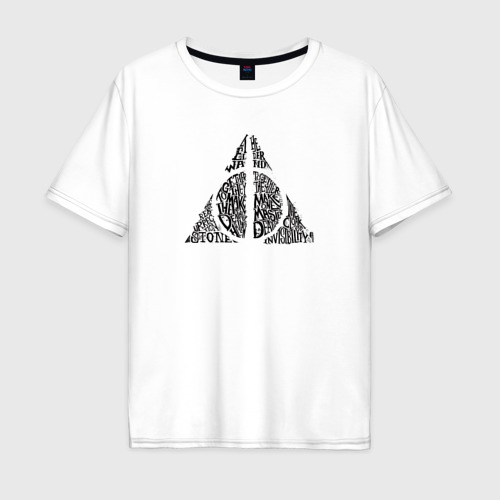 Мужская футболка хлопок Oversize Гарри Поттер Фото 01 Мужская футболка хлопок Oversize Гарри Поттер Фото 01
