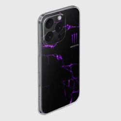 Чехол для iPhone 16 Pro силиконовый с защитой камеры Monster energy - фото 2