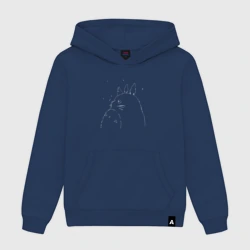 Мужская толстовка хлопок Тоторо из тонких линий