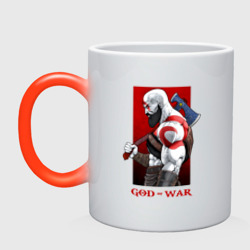 Кружка хамелеон God of war