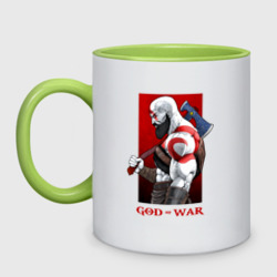 Кружка двухцветная God of war