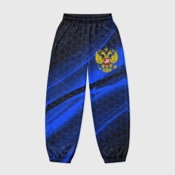 Женские джоггеры оверсайз 3D Россия Russia neon