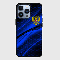 Чехол для iPhone 13 Pro Россия Russia neon