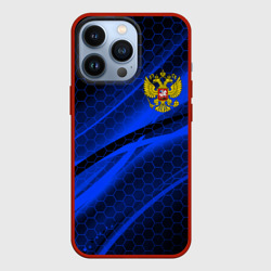 Чехол для iPhone 13 Pro Россия Russia neon
