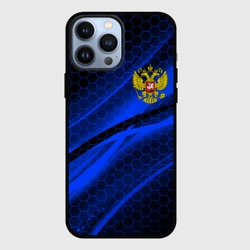 Чехол для iPhone 13 Pro Max Россия Russia neon