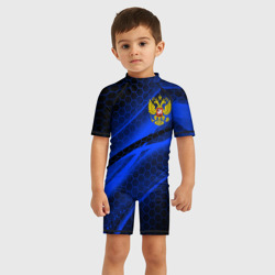 Детский купальный костюм 3D РОССИЯ | RUSSIA | NEON - фото 2