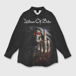 Мужская рубашка oversize 3D Children of Bodom 9