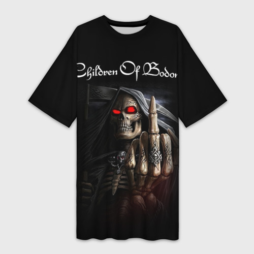 Платье-футболка 3D Children of Bodom 9, цвет 3D печать