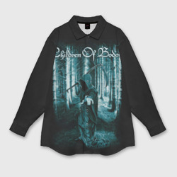 Мужская рубашка oversize 3D Children of Bodom 14