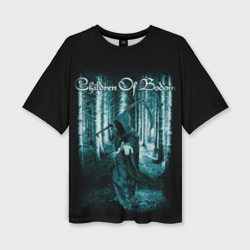 Женская футболка oversize 3D Children of Bodom 14