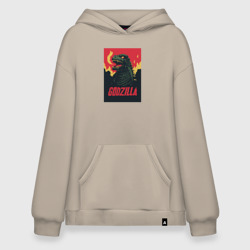 Худи SuperOversize хлопок Godzilla