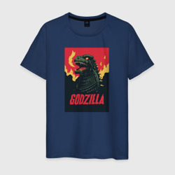Мужская футболка хлопок Godzilla