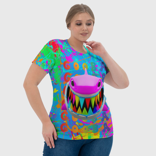 Женская футболка 3D 6ix9ine GOOBA, цвет 3D печать - фото 6