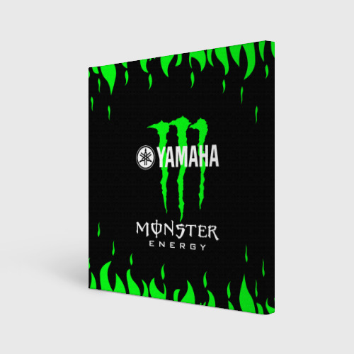 Холст квадратный Monster energy, цвет 3D печать