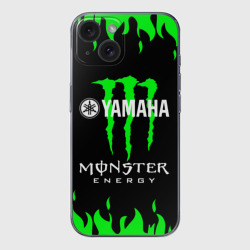 Чехол для iPhone 15 силиконовый с защитой камеры Monster energy