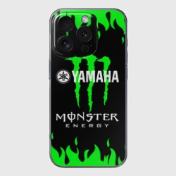 Чехол для iPhone 16 Pro силиконовый с защитой камеры Monster energy