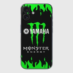Чехол для iPhone 16 силиконовый с защитой камеры Monster energy