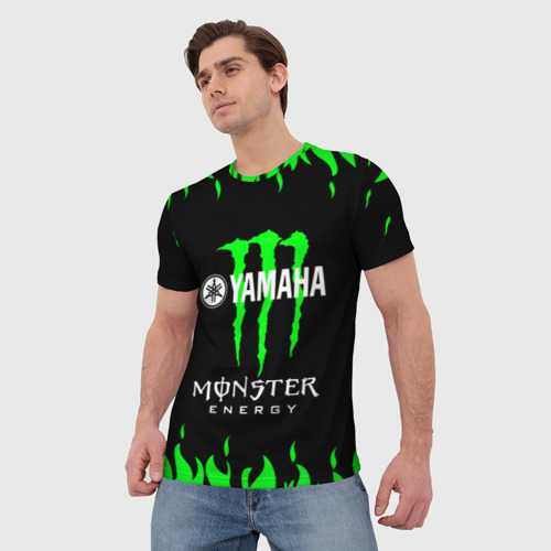 Мужская футболка 3D Monster energy, цвет 3D печать - фото 3