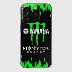 Чехол для iPhone 15 Pro Max силиконовый с защитой камеры Monster energy