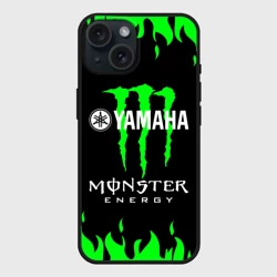 Чехол силиконовый для Apple iPhone 15 матовый Monster energy