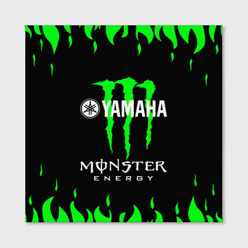 Холст квадратный Monster energy, цвет 3D печать - фото 2