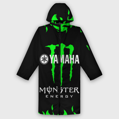 Мужской дождевик 3D Monster energy, цвет белый