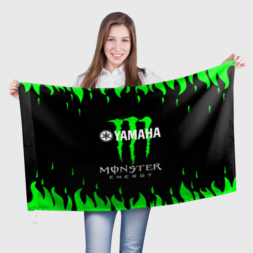 Флаг 3D Monster energy