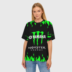 Женская футболка oversize 3D Monster energy - фото 2