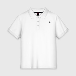 Женское поло хлопок Ямаха лого Yamaha logo +спина