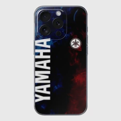 Чехол для iPhone 16 Pro Max силиконовый с защитой камеры Yamaha Ямаха